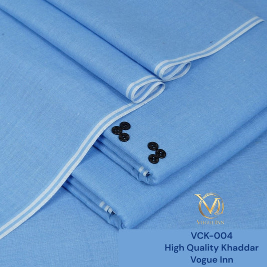 Sky Blue Cotton Khaddar ( VCK-004 )
