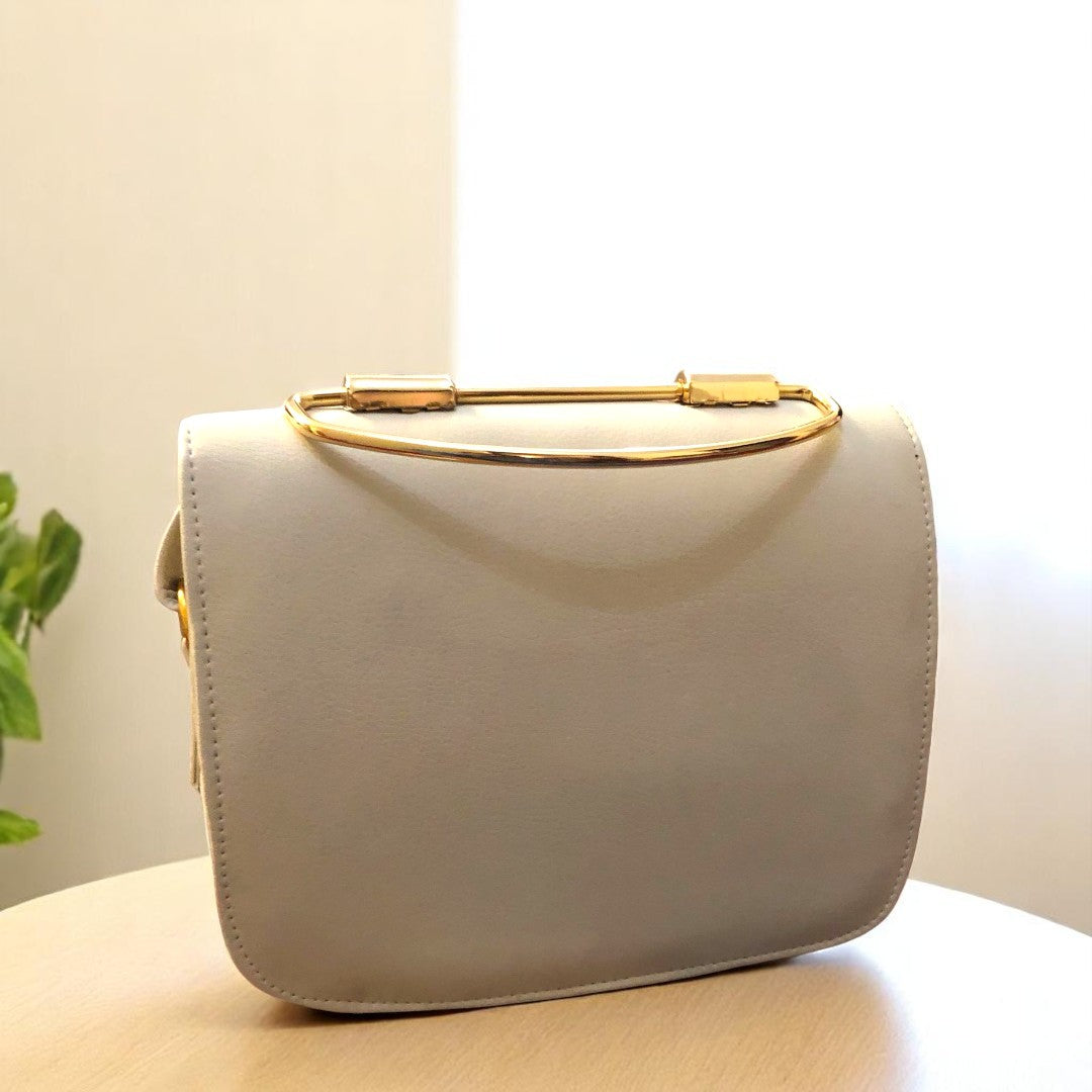 VIB - 004 ( Beige - Stylish Handbag )
