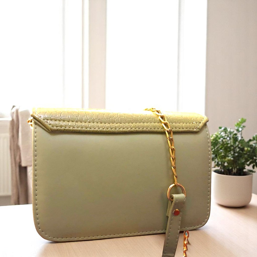VIB - 006 ( Greenish - Stylish Handbag )