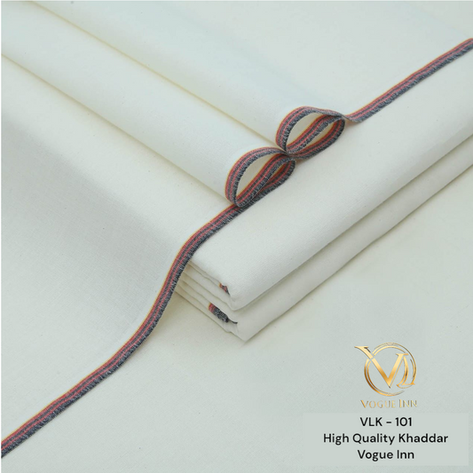 Creamy White Lawn Khaddar ( VLK-101 )