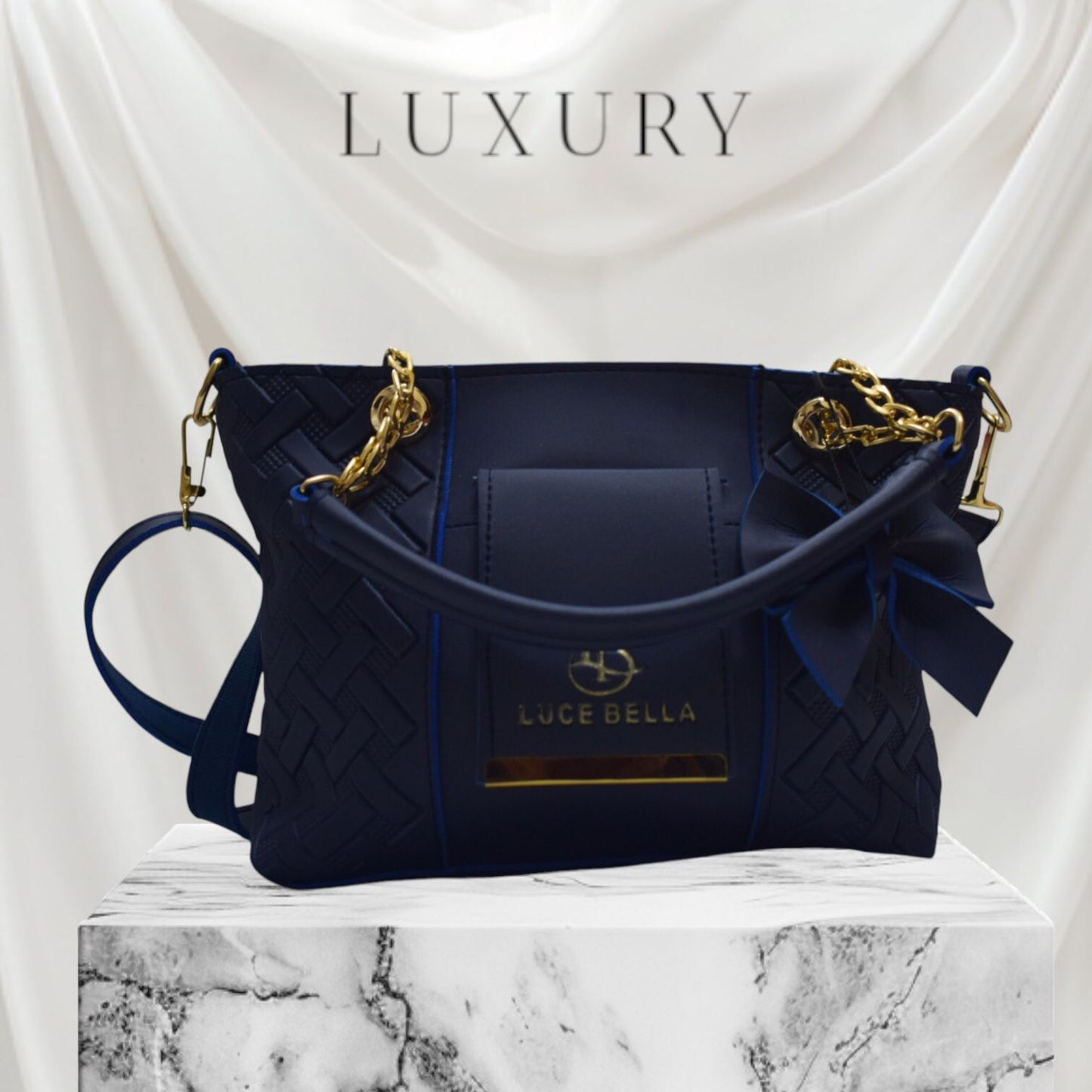 Mid-Night Navy (Stylish ladies Handbag)