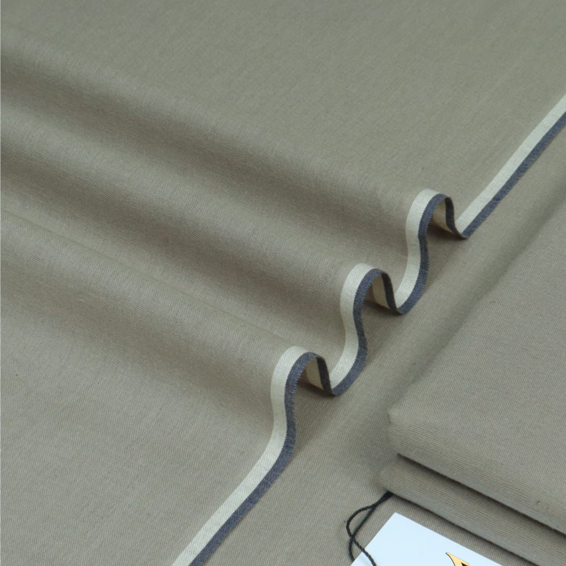 Plain Beige Cotton Khaddar VCK011